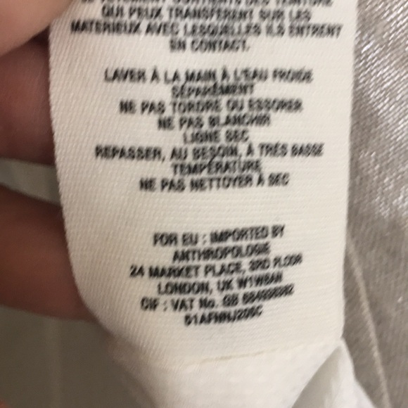 Anthropologie “Cartonnier” metallic linen blazer - Picture 7 of 10